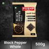 Pushp Brand Whole Black Pepper 500g Pack Of 1 Natural Kali Mirch Premium Aromatic Spice For Daily Kitchen Cooking Use