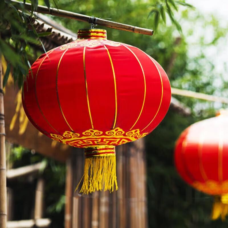 Large Red Chinese Festival Lanterns