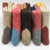 5 Pairs Women Winter Warm Vintage Floor Socks Lady Casual Socks Tube Socks