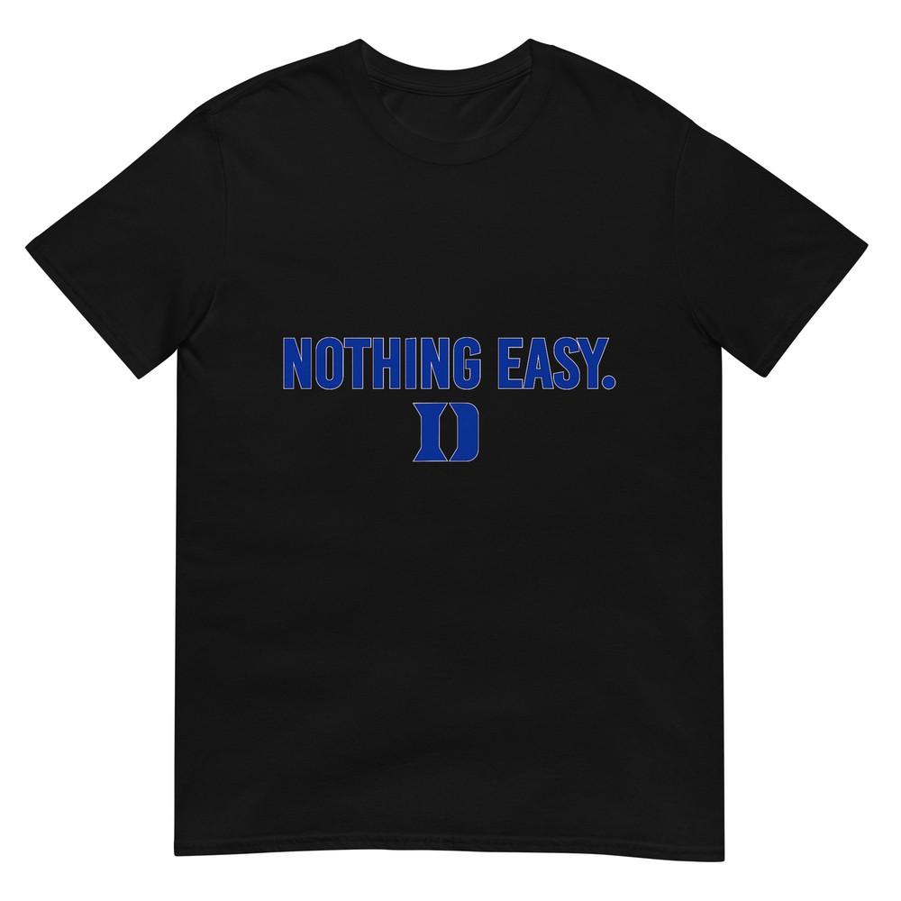 Футболка Dukes Nothing Easy Дизайн Синий Для Мужчин И Женщин 3XL
