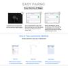 Handsfree Stereo Headset TWS Earbud With Microphone Mini Invisible Ture Wireless Earphone Noise Cancelling Bluetooth Headphone