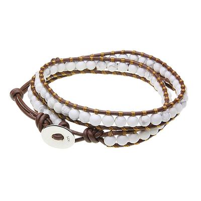 Power Stone Accessory Howlite Wrap Bracelet Stone T5008hw [Power Accessory]
