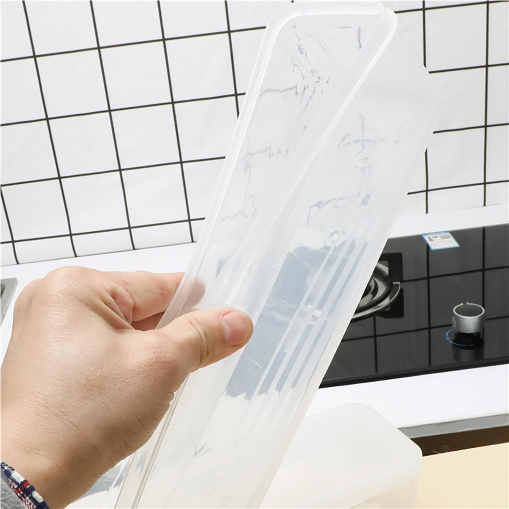 Home Rectangle Portable Noodle Storage Box Dumpling Spaghettis Chopsticks Fruit Organizer Large Capacity Container