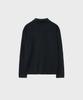 NOIRER Layered V-Neck Polo Knit (Black)