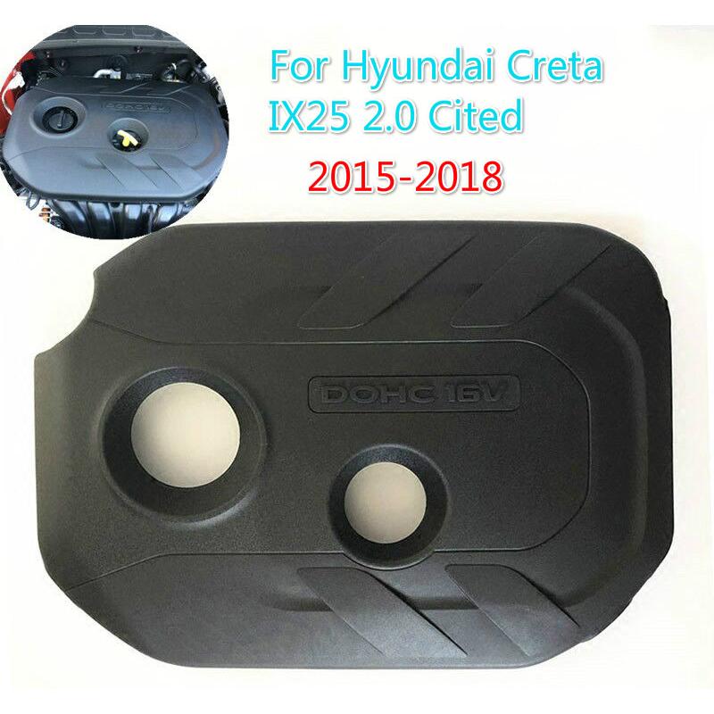 

Для Hyundai Creta IX25 2015- Декоративная крышка двигателя Защитная крышка капота Декор Верхняя крышка Автоаксессуары Стайлинг