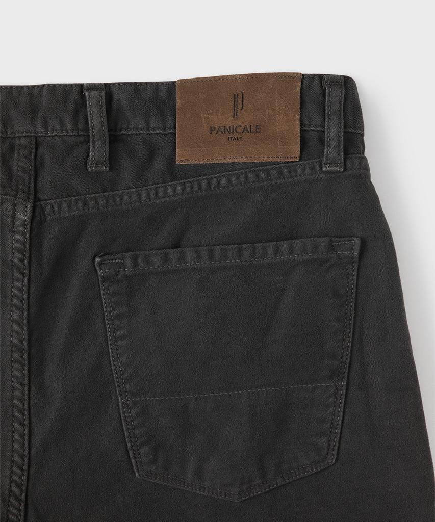 PANICALE Charcoal Regular Fit Classic Cotton Pants