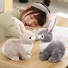 Easter Gift Soft Plush Rabbit Toy Stuffed with PP Cotton Eco-Friendly Lifelike White Stress Relief Plush Animal Stuffed Toys