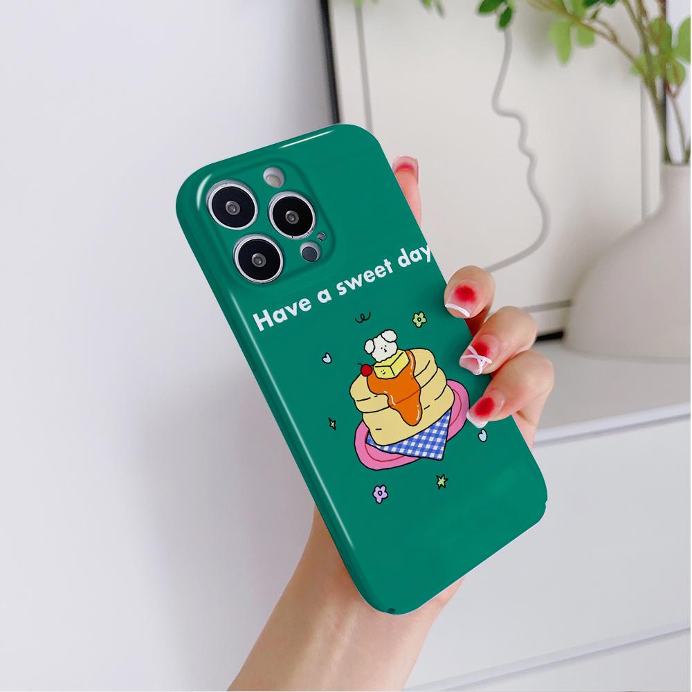 All-inclusive Film Phone Case Cartoon Fashion Design Hard Shell Full Cover Camera Protection Case for iPhone Huawei Honor Vivo Google