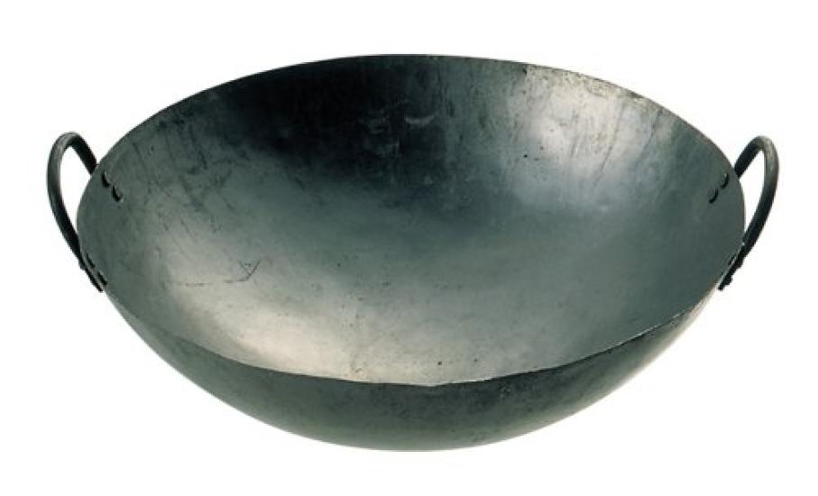 

Подлинный кованый чугунный китайский котел с ручкой 25 дюймов,