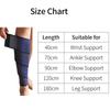 1PC 40180cm High Elasticity Compression Bandage Active Kinesiology Tape for Ankle Wrist Knee Calf Thigh Wraps Support Protector
