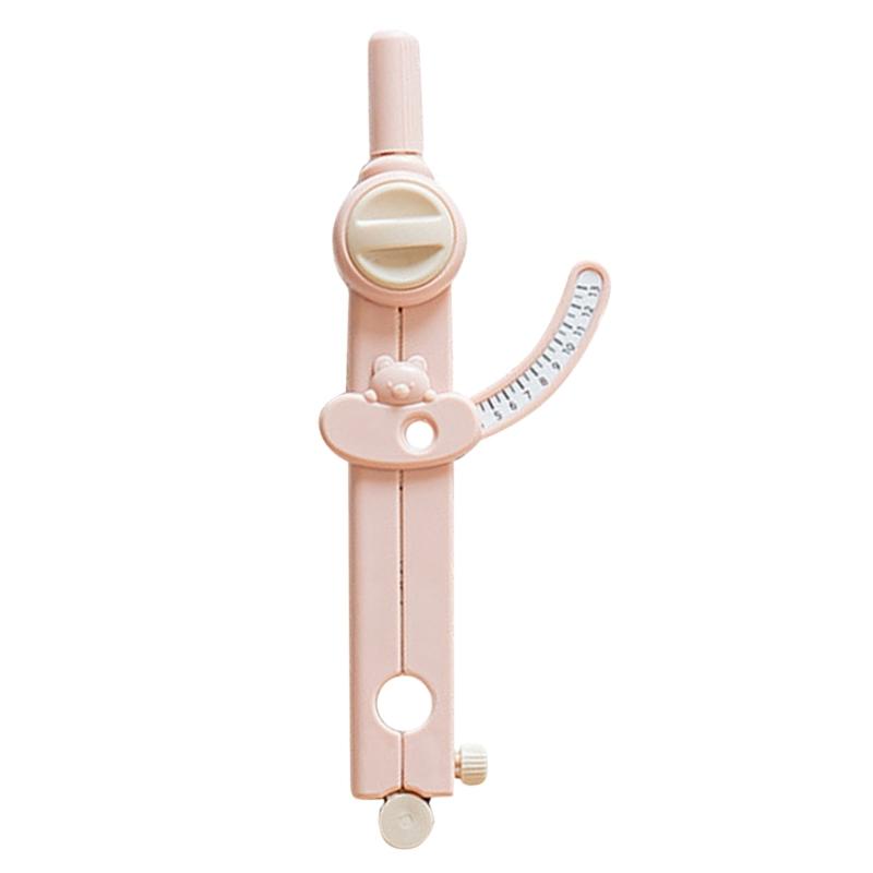 Многофункциональный инструмент для рисования окружностей с крыльевой шкалой для студента, инструмент для рисования окружностей с фиксируемым крыльевым делителем для черчения