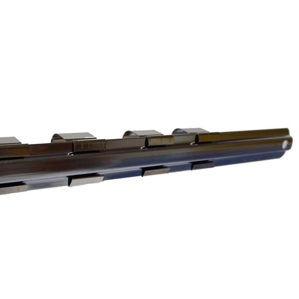Steel rail for 3/4'' sockets, 12 clips BGS-Technic-Germany