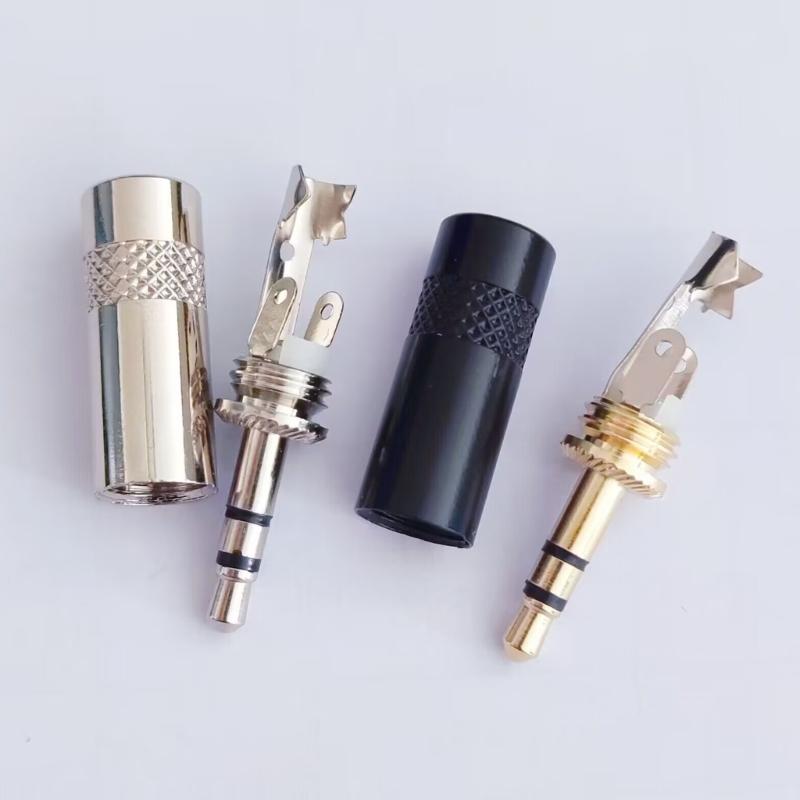 3.5mm Stereo Sound Plugs With Plated Coppers For High Fidelities Sound Transmission