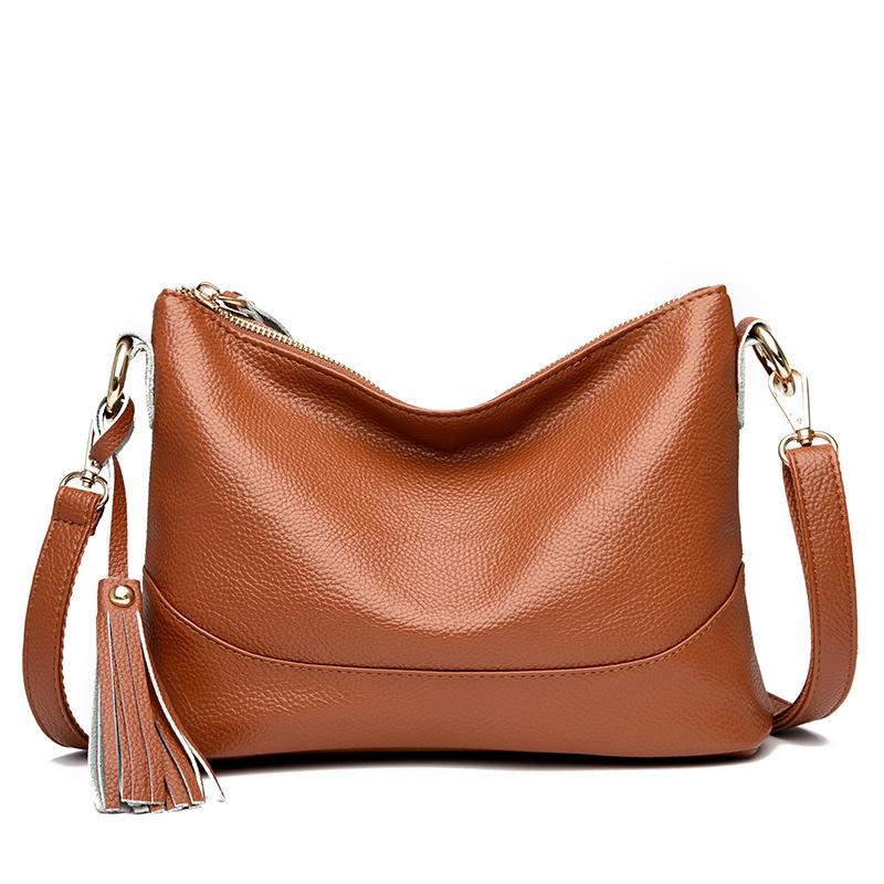 

ag omen s rossbody ew ashion Women s mall Bag Shoulder Bag Soft eather iddle-aged and lderly Women s Bag коричневый