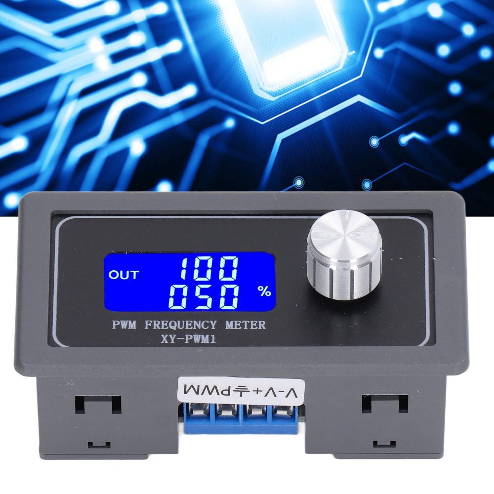 LCD Display Frequency Generator Adjustable Output DC 3.3V-30V PWM Signal Generator Signal Pulse Generator Square Wave Signal