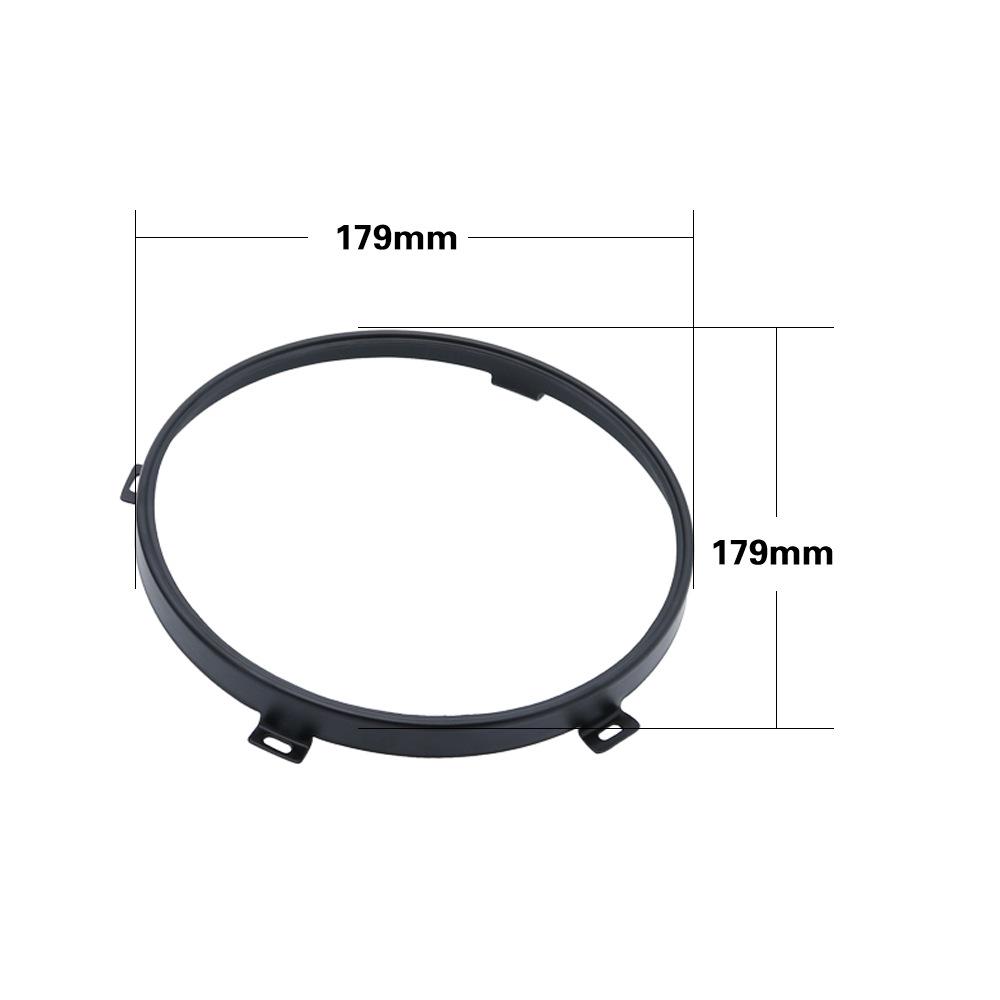 07-17 JK Wrangler 7-inch Headlight Mounting Bracket, Round Iron