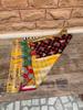 Handgefertigte Kantha-Steppdecke: Florale Vintage Sari Tagesdecke