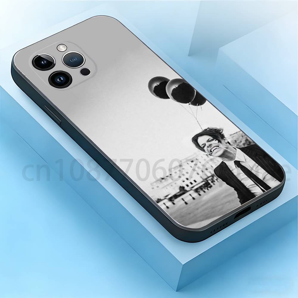 Yungblud Handyhülle Für iPhone 17,16,15,14,13,12,11,Pro,Max,Plus,Mini, Anti-Fall Schwarz Matt Weicher Stoßfänger