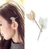 Elegant Leaves Hollow Out Hairpin Slide Clip Women Fashion Accessory Decor