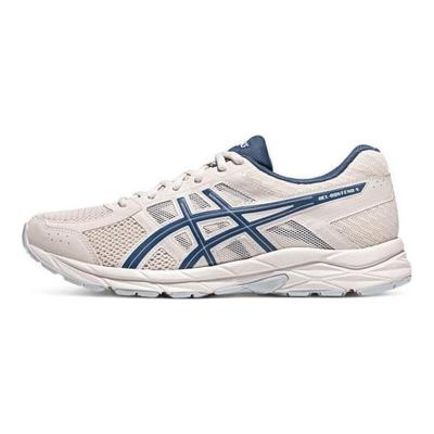 Gel-Contend 4 Mesh Comfortable Versatile Fabric Synthetic Leather Shock Absorbing Breathable Low-Top Casual Running Shoes Men Sneaker T8D4Q-250