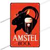 Vintage Beer Metal Tin Sign Rectangular Iron Wall Art Home Decor 20x30 Cm