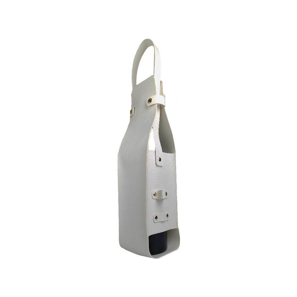 Single‑Pack PU‑Leather Wine Bottle Bag,Luxury Gift Pouch for Wine,Champagne,Rum,Vodka,Fashion Gift Bag for Bar & Party