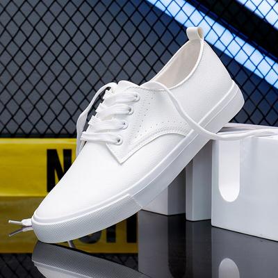 Mens Casual Shoes Flat Soft Brand Male Footwear Cool Young Man Street Style Black White Shoes