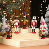 3/4/5Pcs Colorful Soldier Puppet Pendant Painted Nutcracker Doll Nutcracker Puppet  Desktop Decor