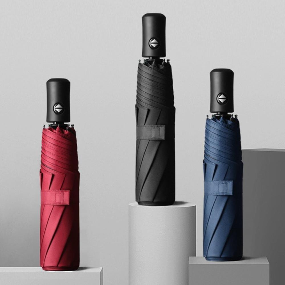Automatic Umbrella Uv Resistant Windproof Umbrellas Sun Paraguas Umbrella Fashionable Elegant Matte Fashion Lightweight Umbrella