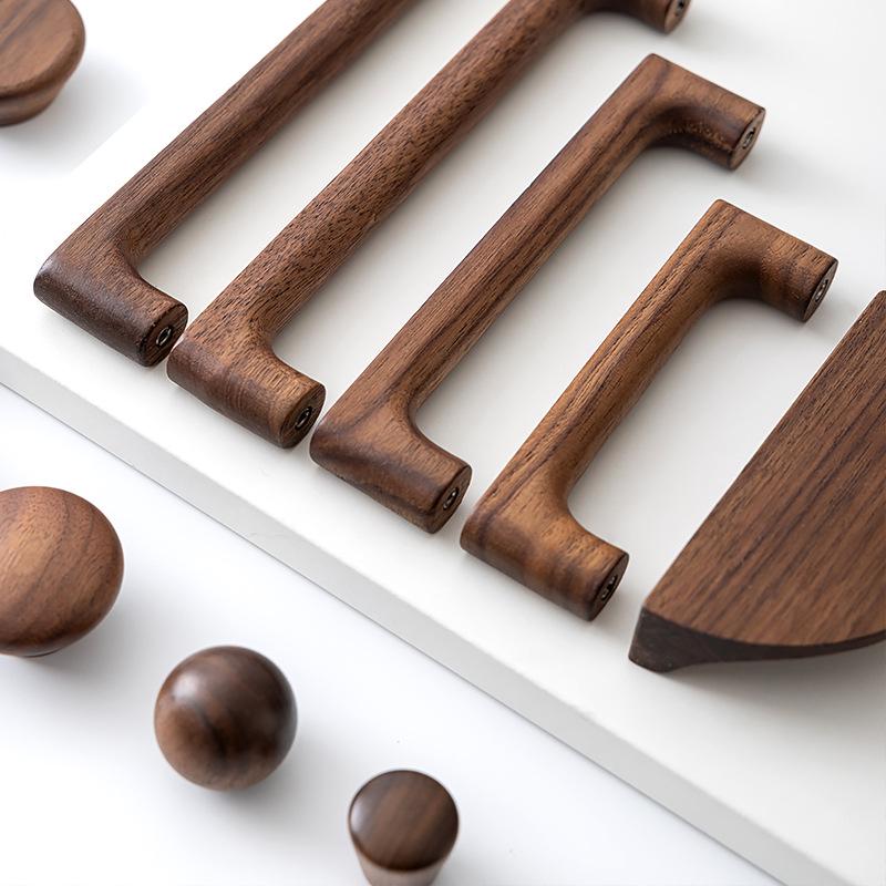 Solid Wood Drawer and Cabinet Handle - Children's Modern Style