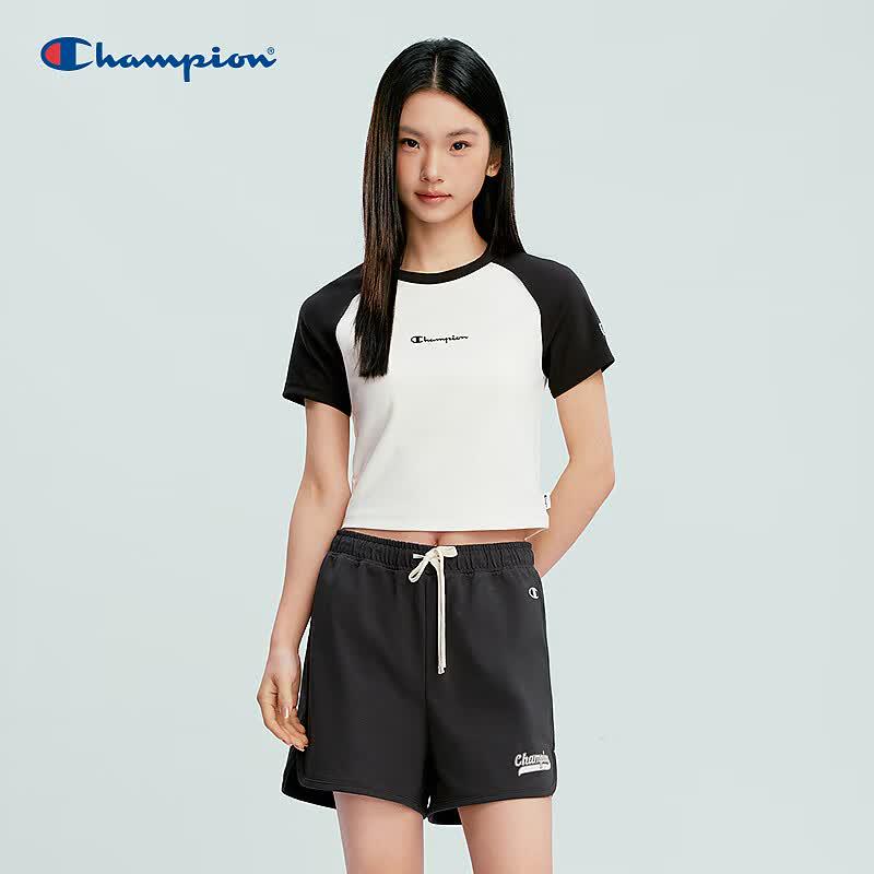Champion Women s Slim-Fit Raglan Sleeve T-Shirt L
