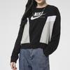 Nike Felpa Girocollo Sportiva Casual da Donna Felpa Nera CZ8599-010