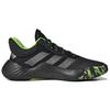 Adidas D.O.N. Issue #1 J Non slip Lightweight Low top Children's Basketball Shoes Black Green Teenagers EF2933