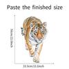Tiger Print Wall Sticker Bedroom Kindergarten Entrance Wall Background Decoration