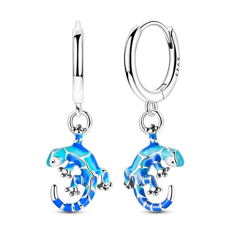 925 Silver Earrings Flower Bee Stars Bow Earrings Colorful Zircon For Women Making Jewelry Gift Girl Women