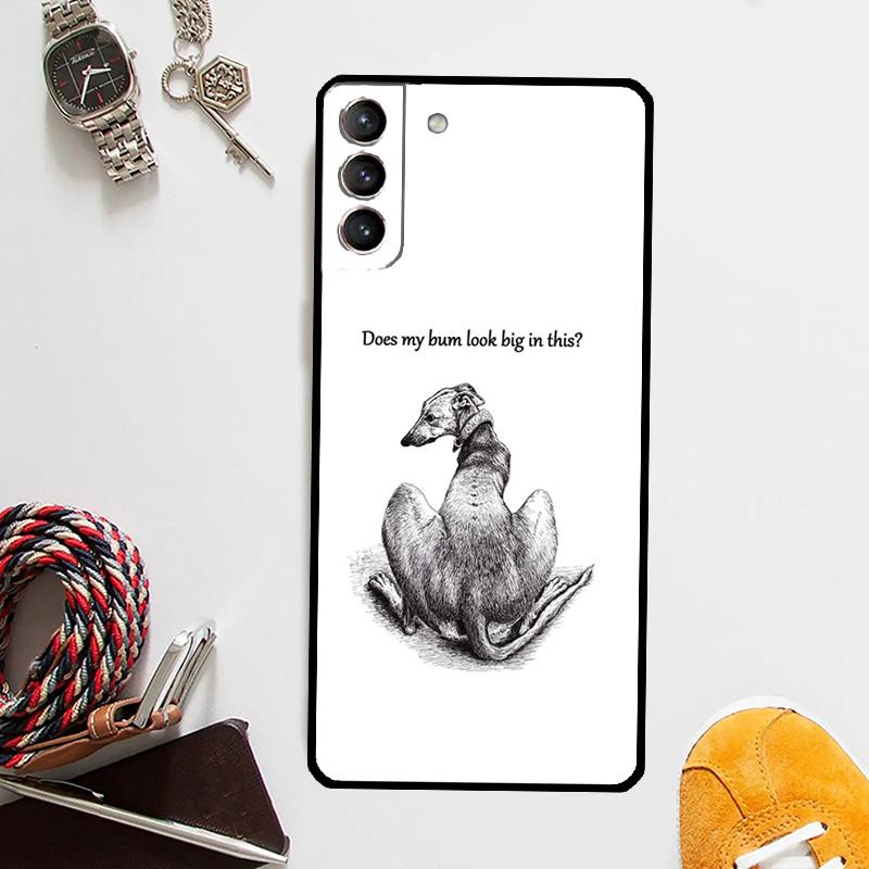 Galgo Greyhound Dog Case For Samsung Galaxy S24 Ultra S20 S21 S22 S23 Plus S9 S10 S24 FE S25 Ultra Cover Coque