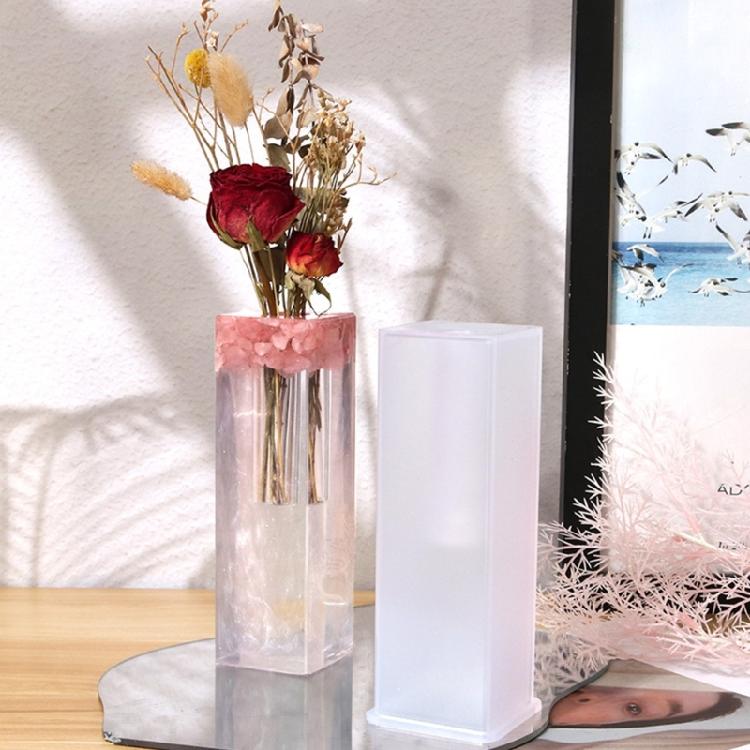 Flower Vase Resin Casting Mold Pen Holder Epoxy Cup Mould DIY Craft Organizer