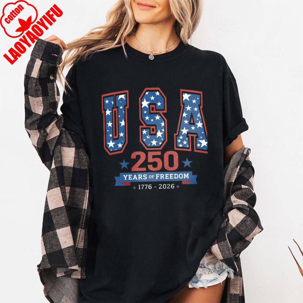 Happy 250th Birthday USA Shirt America 250th Anniversary Semiquincentennial Gift USA 250 Shirt Independence Day 4th of July