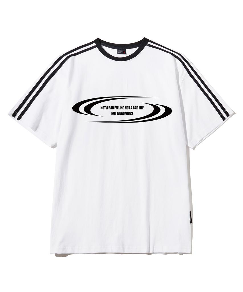 ELIMENO El Not Bad Track Line Short Sleeve T-Shirt 5 Colors (Type B)
