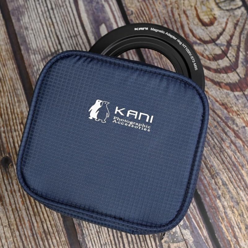 KANI Filter Case Blue Compatible with Large size Can hold 8 circular filters Can hold HT100IV magnetic cap Comes with belt loop Comes with for