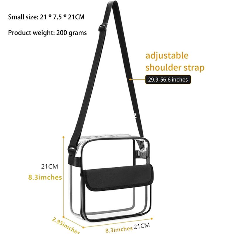 Pvc Transparent Backpack Outdoor Lightweight Waterproof School Bag Storage Bags Stadium Beach Sports Bags For Girl Boy Gifts 21x21x75cm