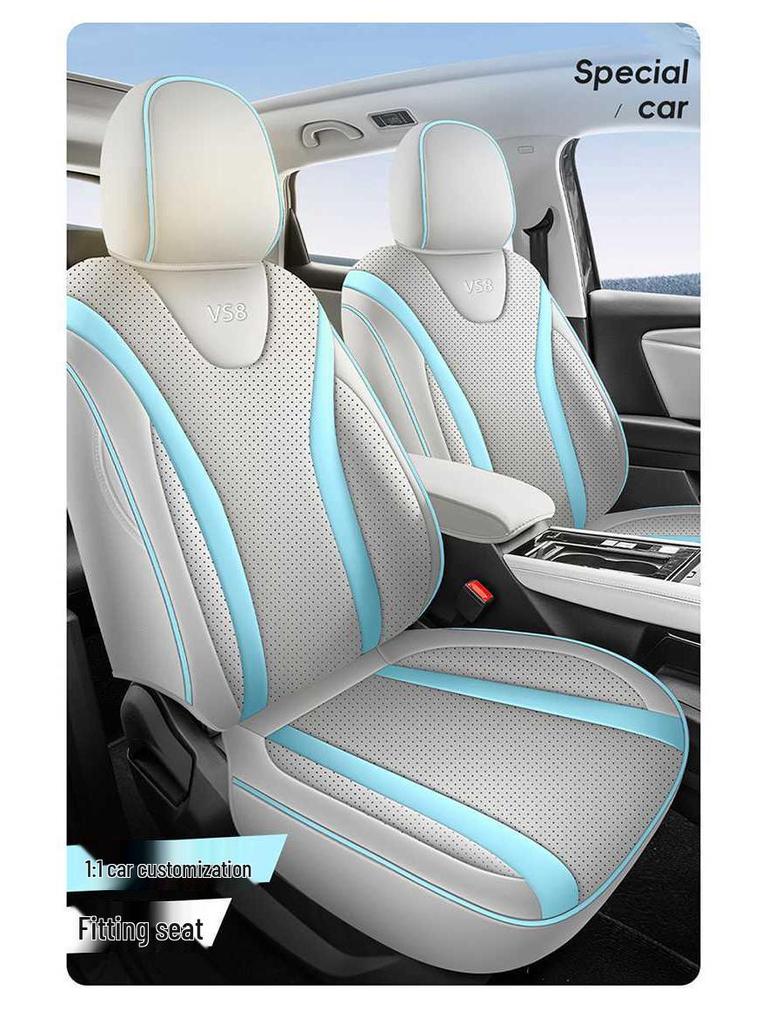 Jetta VS8 25/26 Model Perforated Leather Full-Coverage All-Season Car Seat Covers