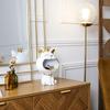 Cat Storage Figurine White | Gold