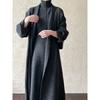 Womens Long Knit Cardigan High Neck Midi Dress Set Soft Faux Cashmere Casual Chic Outfit Fall Winter