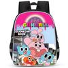 The Amazing World Of Gumball High Definition Printed Anti-Hunchback Wear-Resistant Schoolbag