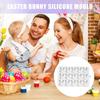 Easter Silicone Molds Template Tray Silicone Easter Bunny Chocolate Mold For Cookie Fondant Candy Chocolate Resin Craft DIY Food