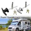 For Garages For RVs Garage Door Lock Daily Security Black Waterproof Garage Door Lock Garage Door Lock Moisture Protection