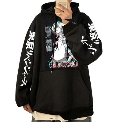 Anime Tokyo Revengers Bedruckte Herren/Damen Hoodies Langarm Sweatshirts Harajuku Casual Pullover Locker Print Streetwear Unisex