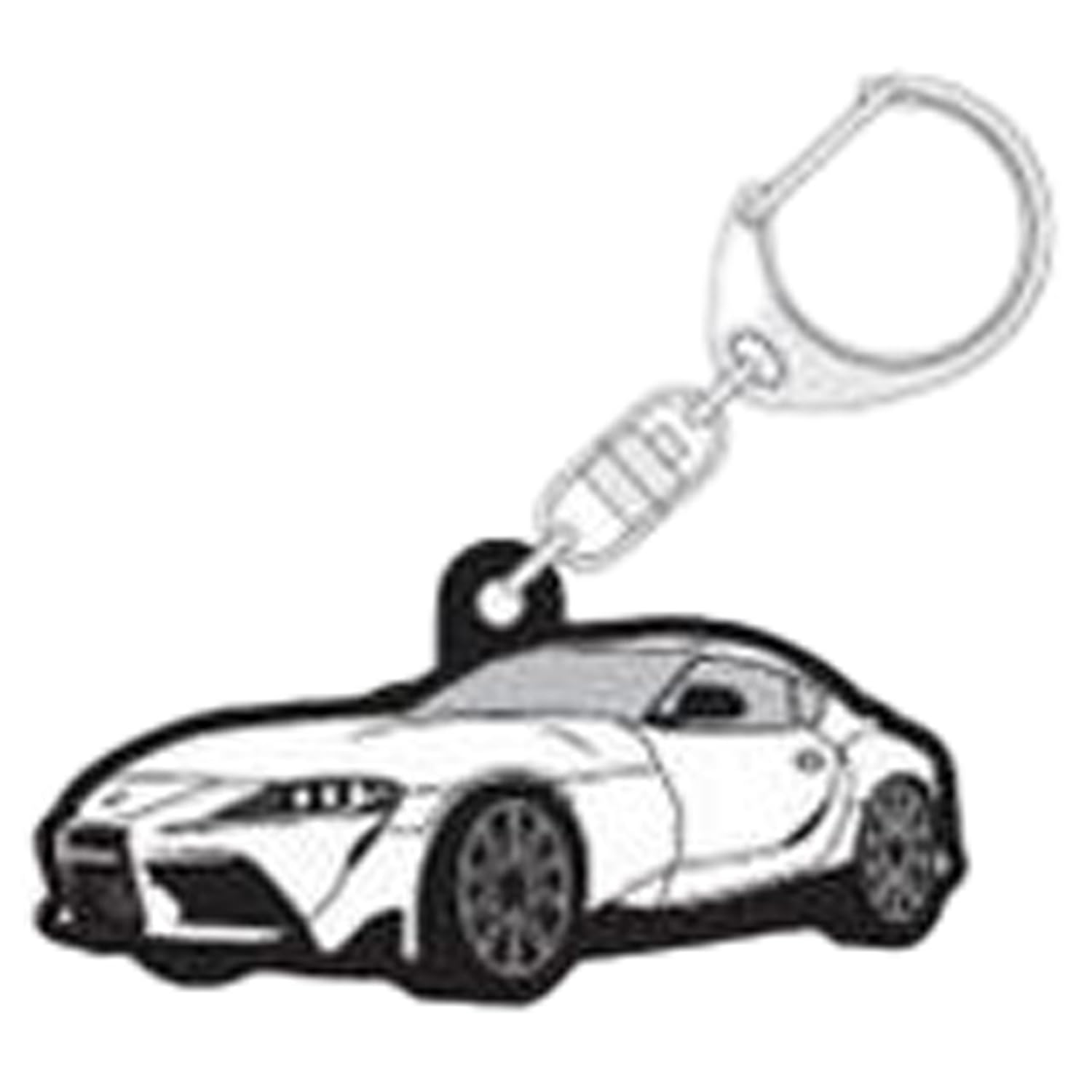 TGRC TGRC-A148-02 Резиновый Брелок GR SUPRA (белый) Официальная продукция коллекции TGR