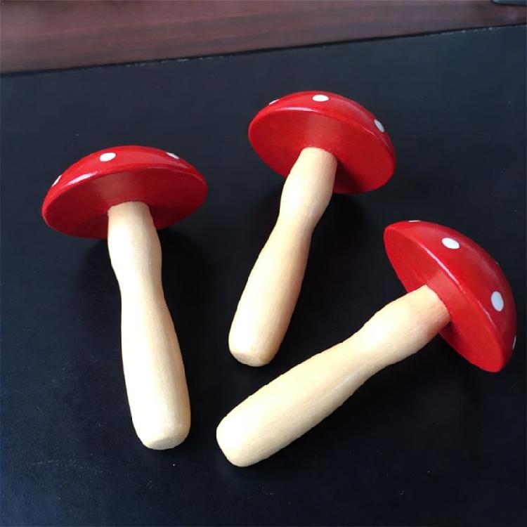 2Pcs Wood Darning Mushroom Multifunctional Fabric Mending Tool Sewing Accessory For Clothing Repair Knitting Project